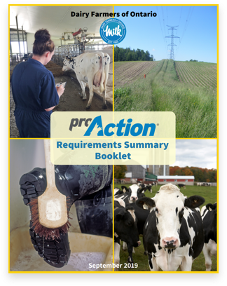 proAction Requirements Summary Booklet