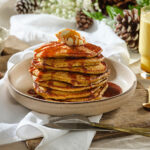 Holiday Brunch Eggnog Pancakes - Milk