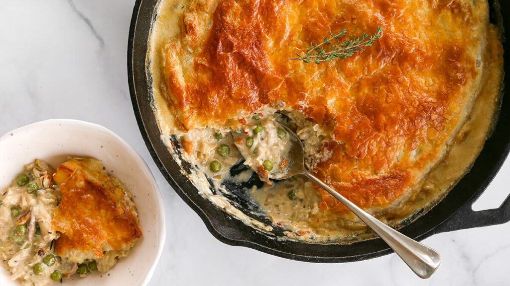 Creamy Chicken Pot Pie - Milk