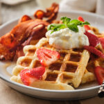 Buttermilk Bacon Waffles - Milk