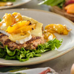 Ontario Turkey Burger with Peaches & Brie - Milk
