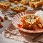 Ultimate Rhubarb & White Chocolate Blondies - Milk
