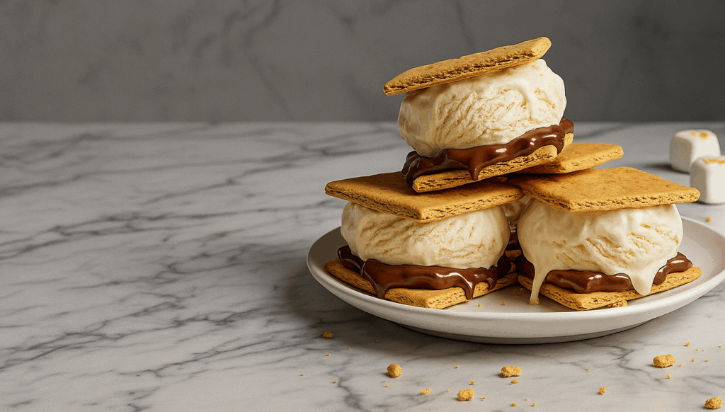 S'mores Ice Cream Sandwich - Milk