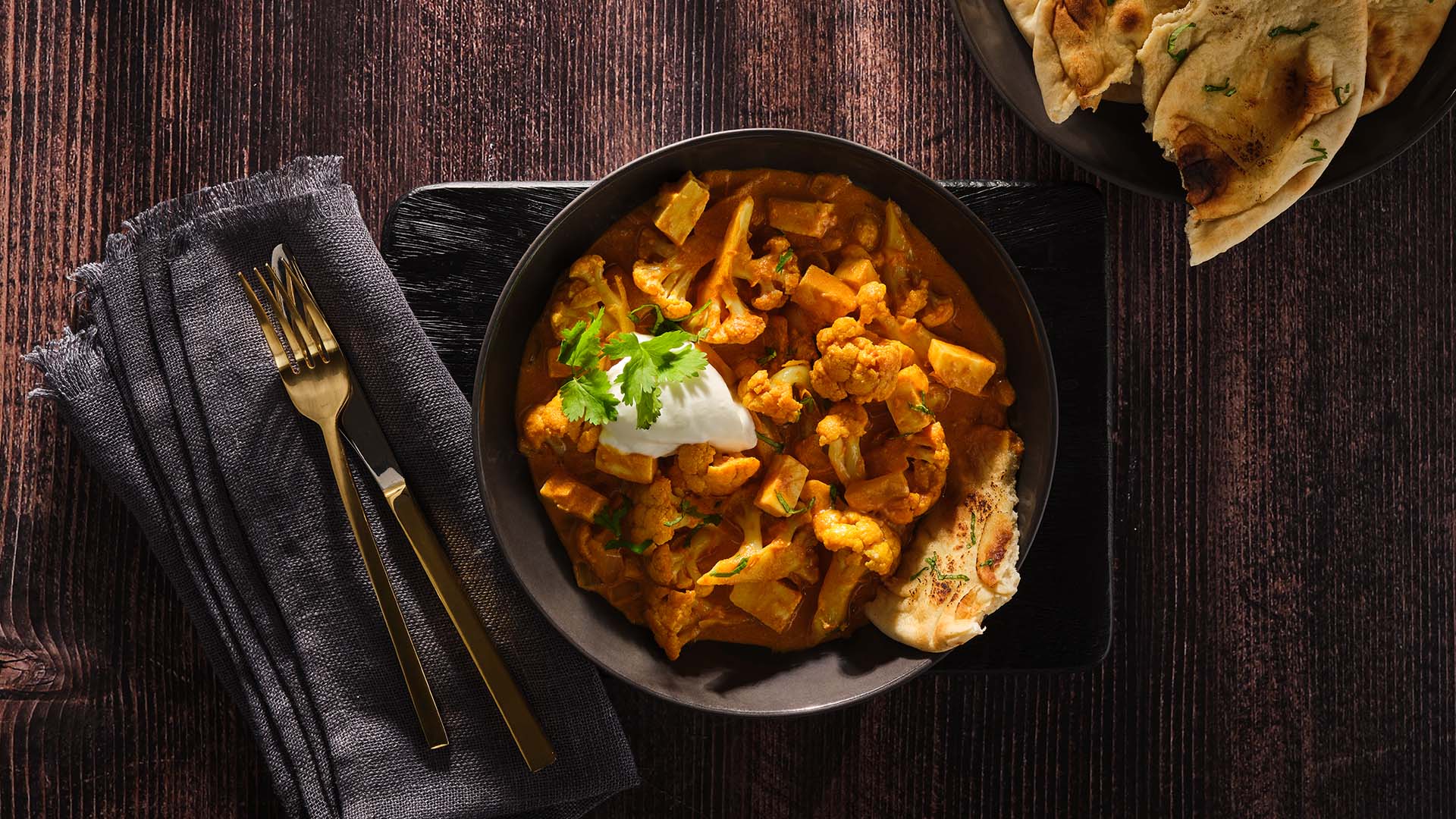 Cauliflower Korma with Ontario Yogurt